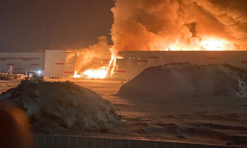 «Курят где попало»: под Санкт-Петербургом большой пожар